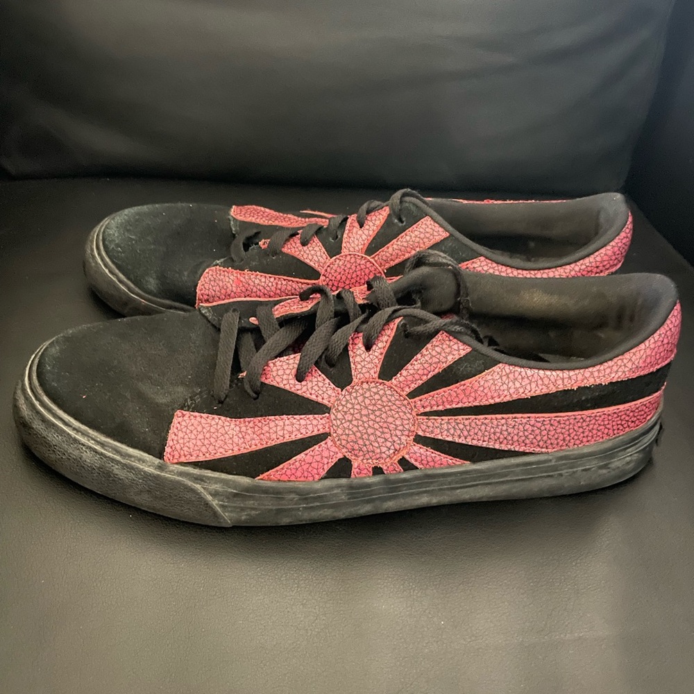 T.U.K. “Pink Rising Sun” shoes.